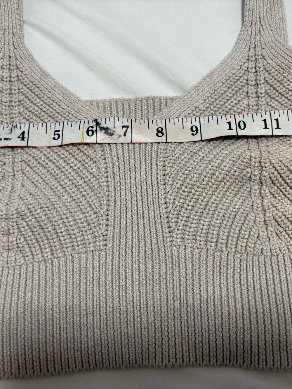 Pistola Cream Knit Rib Bralette - Picture 4 of 5